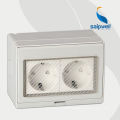 Saip 13Amp British Type Wall Mounted Weatherproof Industrial Socket